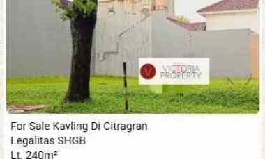For Sale Kavling di Citragran Cibubur