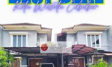 for sale lokasi kota wisata cibubur rumah gandeng