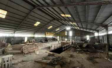 gudang dijual di daerah mabar jalan suasa tengah metal