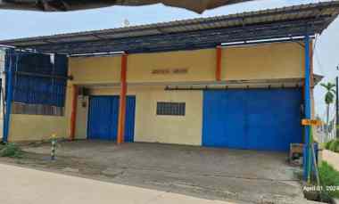 gudang workshop 337 m2 siap pakai di setu bekasi