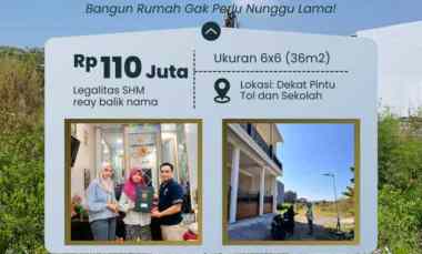 Harga Spesial Akhir Tahun,tanah SHM Siap Bangun