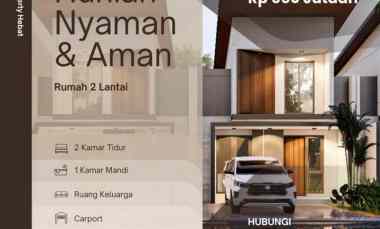 hunian 2 lantai istimewa harga murah