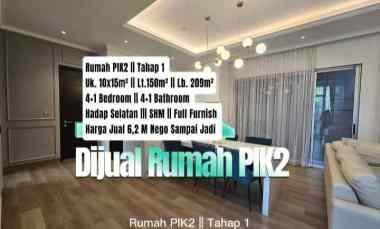 ijual rumah pik2 hadap selatan full furnish
