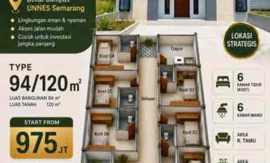 investasi kost dekat unnes semarang