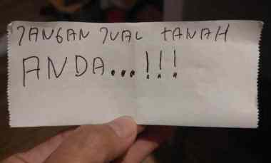 Jangan Jual Tanah Anda