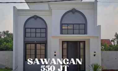 jual rumah 500 juta free biaya biaya di sawangan depok