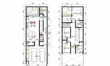 jual rumah baru aesthetic american style jak bar