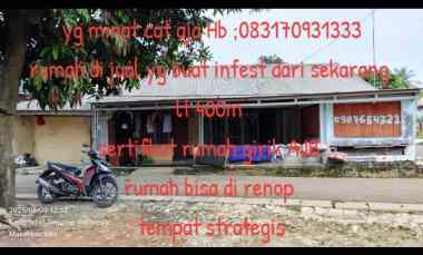 jual rumah dan kontrakan 6 pintu dan warung