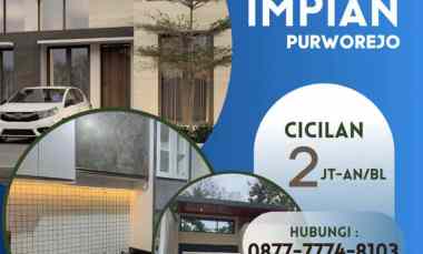 jual rumah purworejo kota free ac lokasi favorit