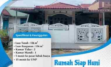 jual rumah siap huni di lubuk buaya padang
