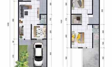 jual rumah surabaya barat taman pondok indah wiyung