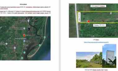 jual tanah dan bangunan dekat ikn muara badak