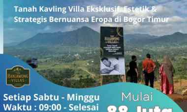 jual tanah kavling di the hanjawong villas