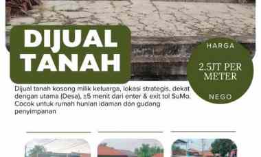 jual tanah kosong keluarga