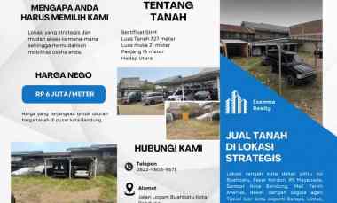 jual tanah strategis untuk hunian atau usaha