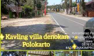Kavling Villa Murah di Denokan Polokarto Sukoharjo