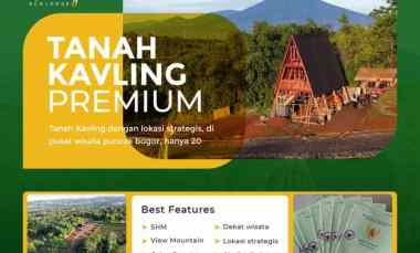 kavling villa premium di ciawi puncak bogor