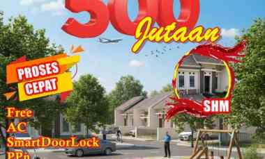 komplek garuda teluk naga jual rumah baru 500 jutaan