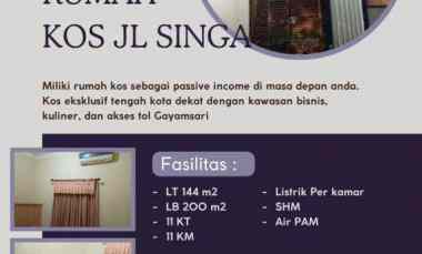 kos aktif jalan singa supriyadi siap untuk ditake over