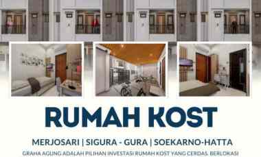kost murah malang kota dekat ub 8 kamar dijual 1m