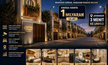 miliki kos eksklusif 3 menit itb full furnish