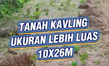 miliki tanah bersertipikat ukuran luas 10x26m