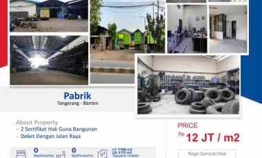 pabrik bagus 5172 m2 hgb tangerang banten