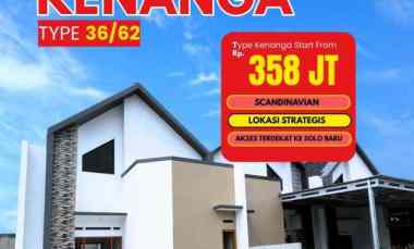 perumahan 1 lantai di solo baru