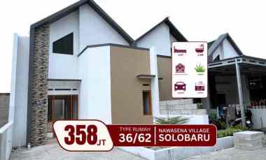 perumahan 1 lantai di solobaru