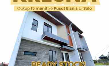 perumahan cluster 2 lantai dekat solo