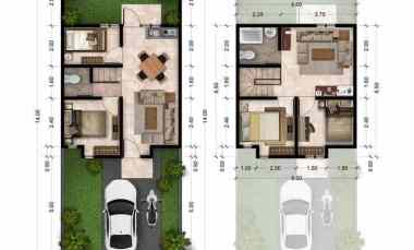 perumahan cluster capital house