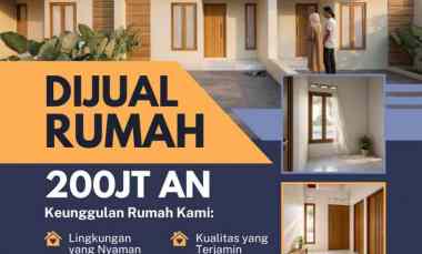 Promo 265 JUTA Rumah Siap Bangun Manisrenggo