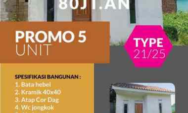 promo 5 unit 80 jutaan di cupu mekar indah