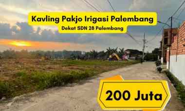 Promo Kavling Pakjo Palembang hanya 200 JUTA