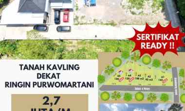 promo tanah kavling dekat ringin purwomartani