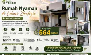 punya rumah di sleman nggak harus miliaran