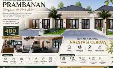 Punya Rumah Sendiri di Prambanan Sekarang Saatnya