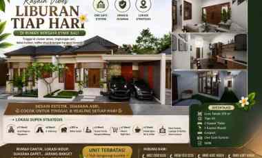 rasakan liburan setiap hari di rumah bernuansa bali