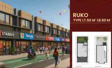 ruko almeria 2 lantai metland cibitung bekasi