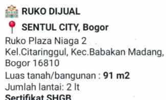 Ruko Dijual Sentul City Bogor