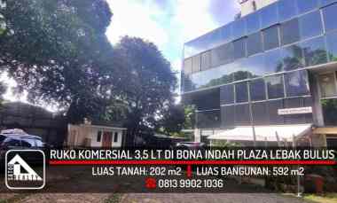 ruko gandeng komersial di bona indah plaza lebak bulus