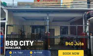 rumah 1 5 lt di nusa loka sektor 14 5 bsd