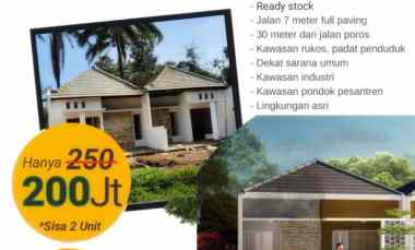 gambar rumah 1 lantai 200 jutaan di malang kota