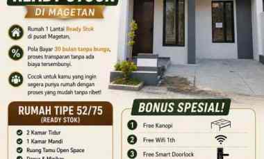rumah 1 lantai ready stock di magetan