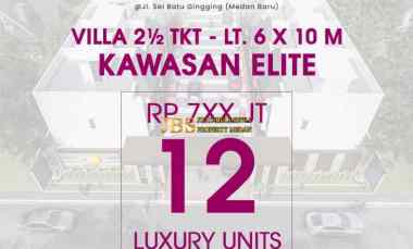 rumah 2 5 tingkat di skye galaxy daerah medan baru
