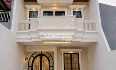 rumah 2 lantai ada pool di tanah baru depok