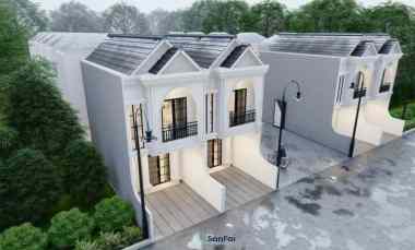 rumah 2 lantai american style harga terjangkau