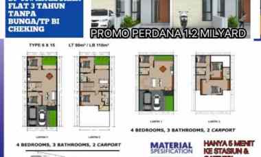 rumah 2 lantai bisa kpr tanoa bunga