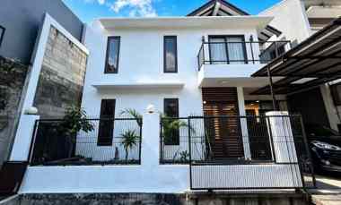 rumah 2 lantai di pondok kelapa 4 kt 4 km lt 140 m shm