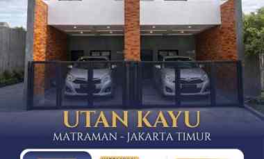 rumah 3lt dekat rsud matraman utan kayu jakarta timur
